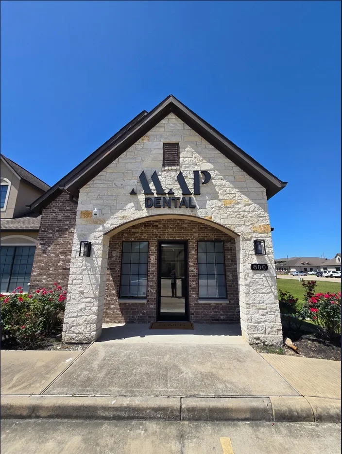Entrance to MAP Dental Center in Houston